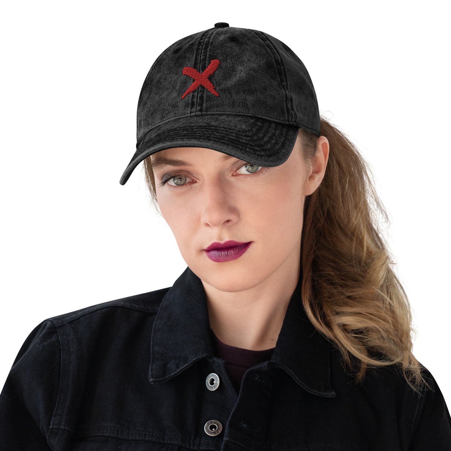 X MARKS THE SPOT Vintage Twill